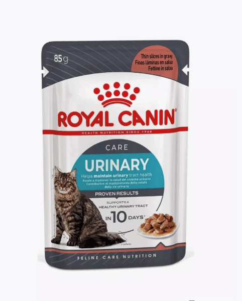 РОЯЛ КАНИН URINARY CARE для взрослых кошек для поддержания моч. системы в соусе / 85 гр.