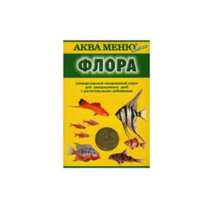 Корм Флора Аква Меню с растительными добавками для рыб / 30 гр.