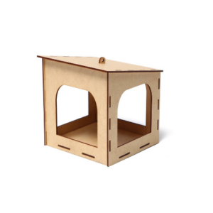 Kopмушка для птиц Гараж / 15x14x17 см.