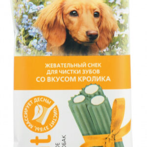 ТИТБИТ для средних собак Жевательный снек DENT со вкусом кролика / 50 гр.