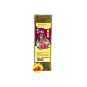 Сено Snax ароматное, цветки гибискуса / 20 л