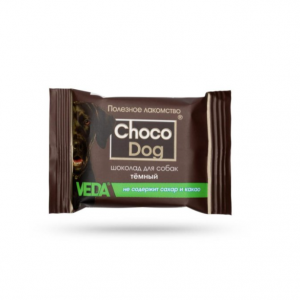 CHOCO DOG для собак Шоколад тёмный / 15 гр.
