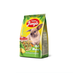 Корм Happy Jungle для молодых кроликов / 400 гр.