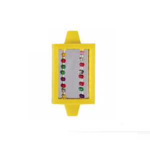 Игрушка для птиц - зеркало Бусы / 6х12,5 см.