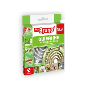 Ошейник от клещей и насекомых Mr Bruno для собак / 75 см