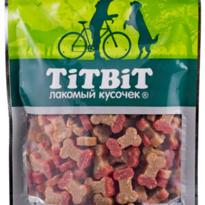 ТИТБИТ для собак Косточки мясные с индейкой и ягненком / 145 гр.