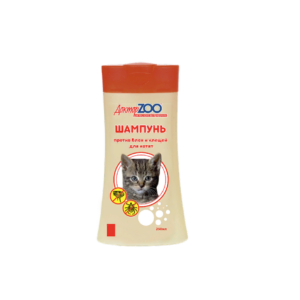 Шампунь Доктор ZOO для котят против блох и клещей / 250 мл