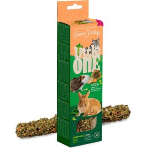 LITTLE ONE Green Valley беззерновая палочка для декоративных животных с овощами / 160гр.