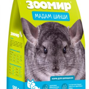 Корм Зоомир Мадам Шинши для шиншилл / 500 гр.