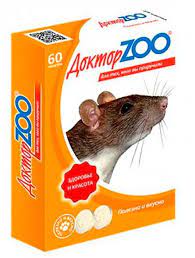 Доктор Zoo Здоровье и красота для крыс и мышей / 60 табл.
