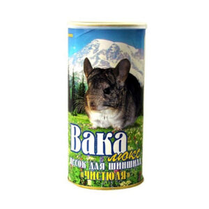 Песок Вака люкс для Чистюля шиншилл / 1,6 л (ведро)