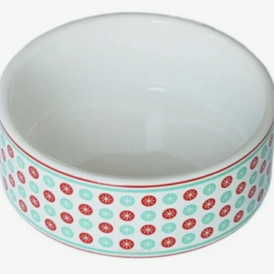Миска керамическая №1 с цветами / 12,5х5см