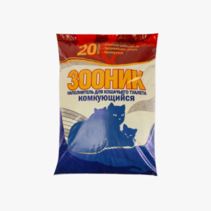 Наполнитель ЗООНИК комкующийся для кошек / 20 л.