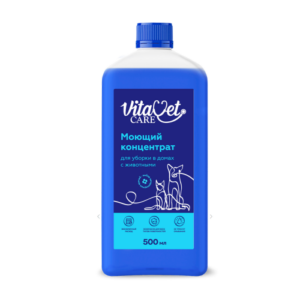 VitaVet Care, моющий концентрат для уборки в домах с животными / 0,5 л