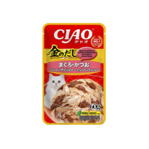 ИНАБА Тунец Магуро и тунец Кацуо для кошек / 60 гр.