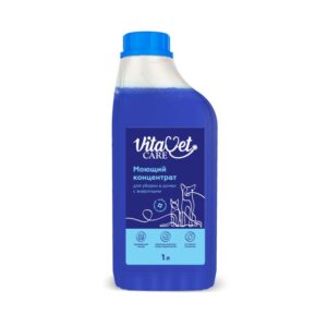 VitaVet Care, моющий концентрат для уборки в домах с животными / 1 л