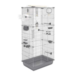 Клетка для птиц Лора-3 разборная / 58х40х126 см