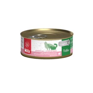 БЛИЦ Cat Vetline Hypoallergenic для кошек при пищевой аллергии с индейкой / 100 гр.