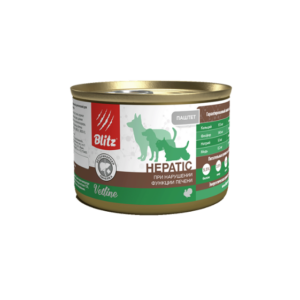 БЛИЦ Dog Vetline Hepatic для собак при нарушении функции печени с индейкой / 200 гр.