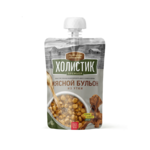 ДЕРЕВЕНСКИЕ ЛАКОМСТВА Мясной бульон из утки для собак / 160 гр.