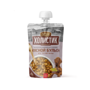 ДЕРЕВЕНСКИЕ ЛАКОМСТВА Мясной бульон из телятины для собак / 160 гр.