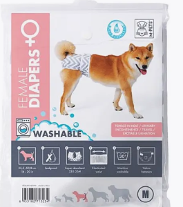 Подгузники M-Pets многоразовые для собак, размер № М / талия 35,5-50,8 см