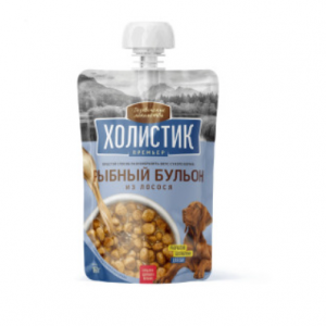 ДЕРЕВЕНСКИЕ ЛАКОМСТВА Мясной бульон из лосося для собак / 160 гр.