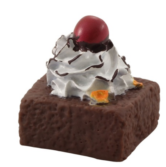 Игрушка для собак Пироженое шиколадное / 70 мм