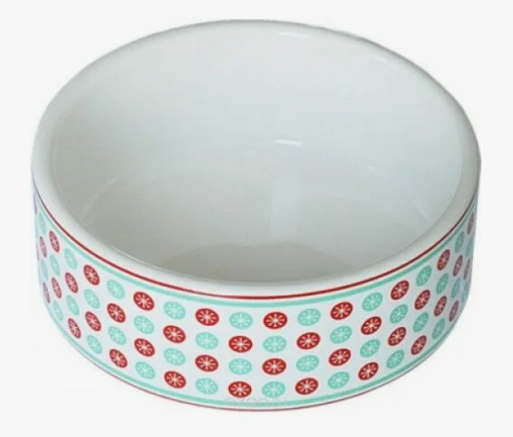 Миска керамическая №1 с цветами / 12,5х5см