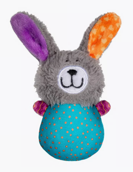 Игрушка для собак мелких пород мягкая Зайка / 120 мм