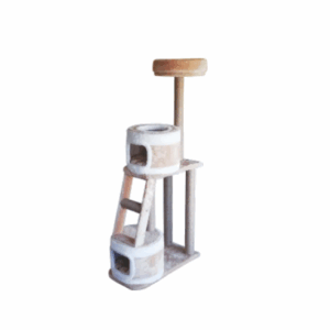 Домик-когтеточка для кошек Комплекс Горка / 38x76x160 см