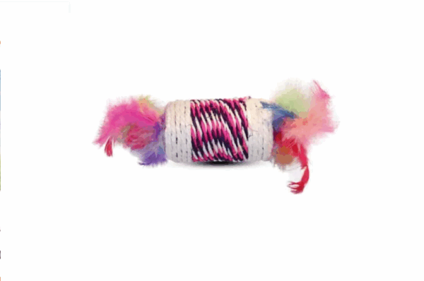 Игрушка для кошек из сизаля Цилиндр / d30/90 мм