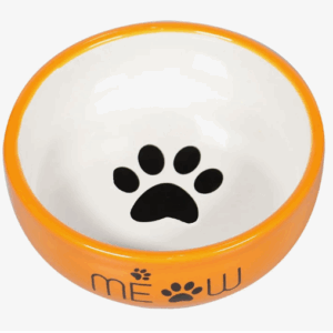 Миска керамическая Кошка с лапкой / 0,28 л