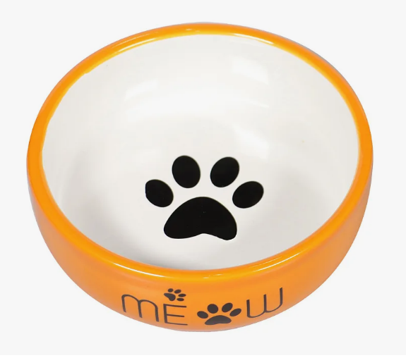 Миска керамическая Кошка с лапкой / 0,28 л