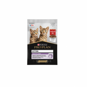 ПРОПЛАН KITTEN для котят с говядиной в соусе / 85 гр.