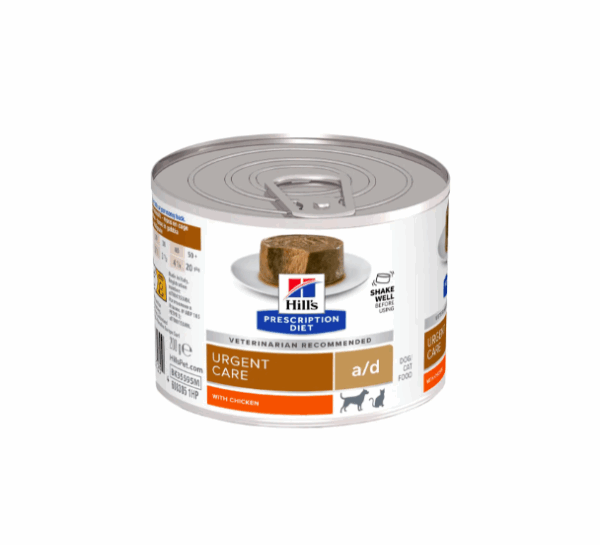 ХИЛЛС для собак и кошек А/D с курицей для восстановления после операций / 200 гр.