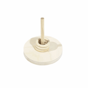 Игрушка для птиц Пирамида круглая М / 10х10х10 см