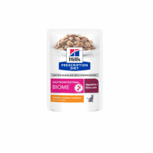 ХИЛЛС Gastrointestinal BIOME при заболевании ЖКТ для кошек с курицей / 85 гр.