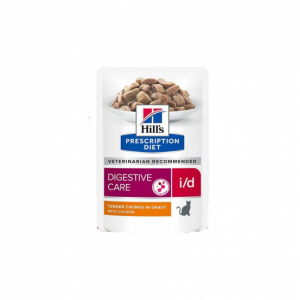 ХИЛЛС I/D Digestive care при заболевании ЖКТ для кошек с курицей / 85 гр