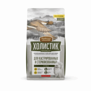 ДЕРЕВЕНСКИЕ ЛАКОМСТВА для стерилизованных кошек Утка / 400 гр.