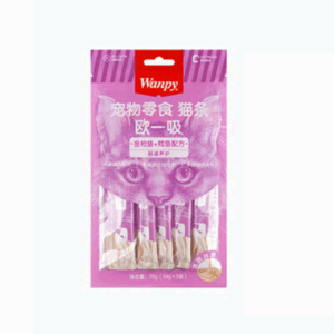 ВАНПИ крем-лакомство вкус тунец+морской гребешок для кошек / 5х14 гр.