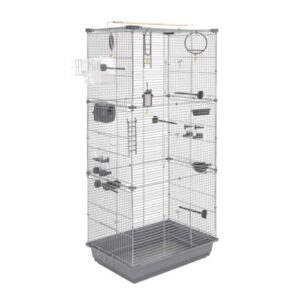 Клетка для птиц Лора-3 разборная / 58х40х126 см