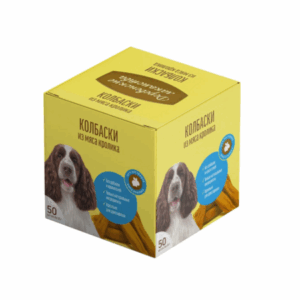 ДЕРЕВЕНСКИЕ ЛАКОМСТВА для собак Колбаска из мяса кролика / 50штх8гр.