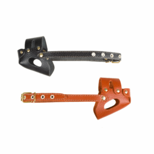 Намордник кожаный цельнокроеный Щенячий / 20смх6см