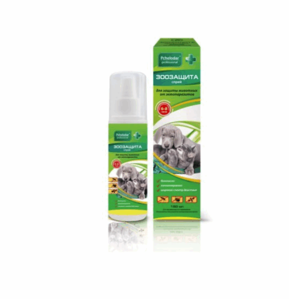 Спрей ПЧЕЛОДАР Зоозащита от комаров и мошек для животных / 150 мл.