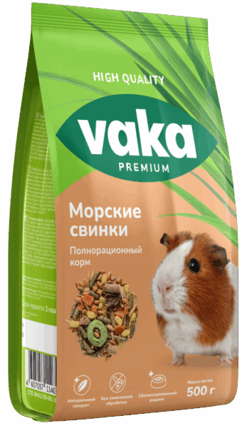 Корм Вака для морских свинок / 500 гр.