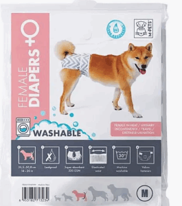 Подгузники M-Pets многоразовые для собак, размер № М / талия 35,5-50,8 см