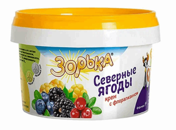 Крем Зорька с флорализином Северные ягоды / 200 гр.