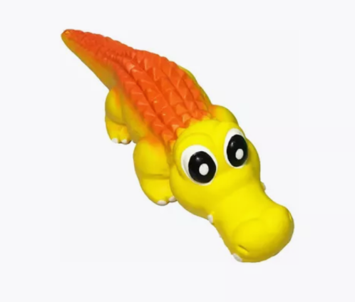 Игрушка для собак из резины Крокодил / 15 см