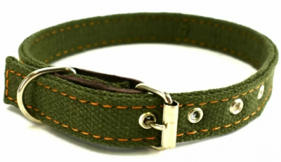 Ошейник брезентовый двухслойный / 25мм